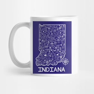 Indiana Map Mug